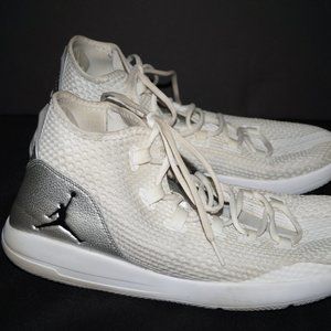 Nike Men's Jordan Reveal 834064-100 White Silver Athletic Shoes Size 13
